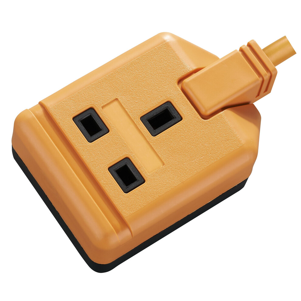Masterplug Exs1315o 13Amp 1 Socket 5M Heavy Duty Extension Lead - Orange 5015056356426