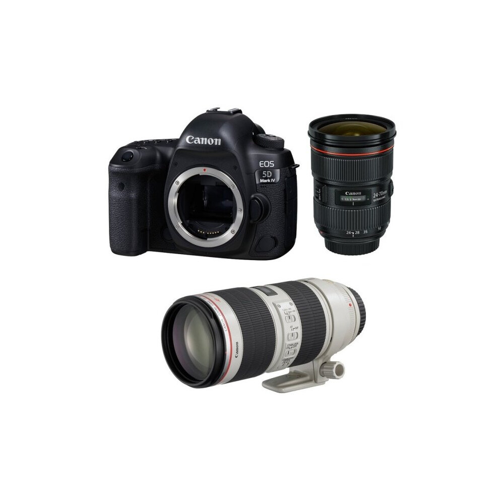 Canon EOS 5D Mark IV, EF 24-70mm & EF 70-200mm Lens Kit