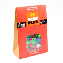 PLUS PLUS - Neon Mix - 300 Pezzi, Gioco di Costruzione STEM/STEAM, Mini Blocchi per Bambini