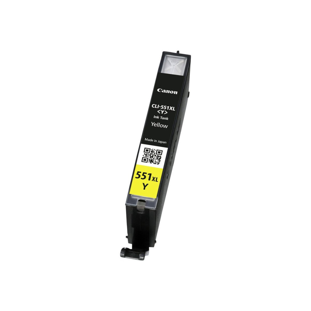 Canon Cli-551xl High Capacity Ink Cartridge, Yellow - CLI551Y XL