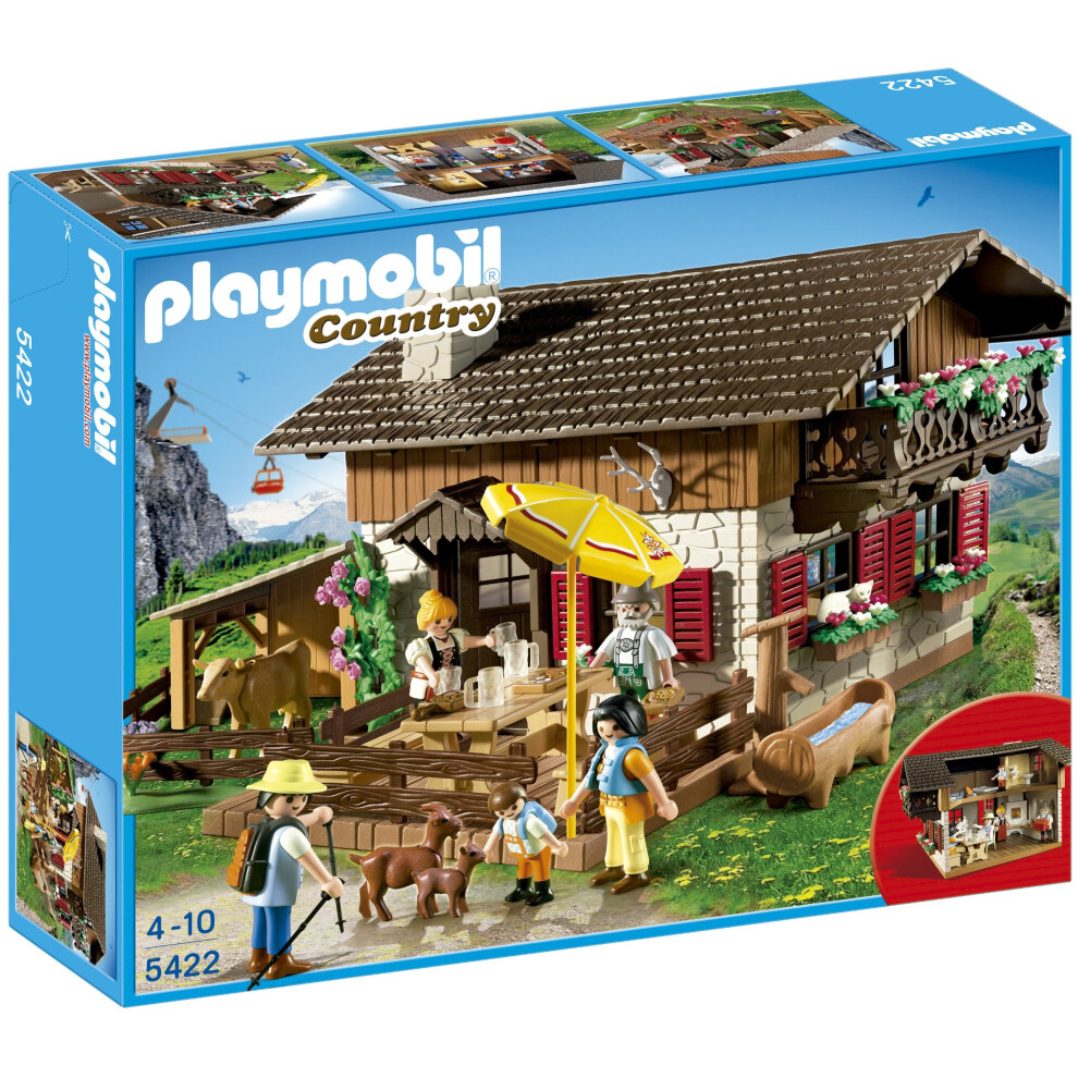 Playmobil 5422 Country Alpine Mountain Lodge - Multi-Coloured 
