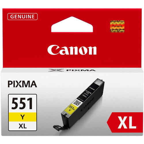 Canon Canon Cli-551xl High Capacity Ink Cartridge, Yellow - CLI551Y XL 1