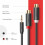 Ugreen Audio Adaptér Jack 3,5 mm (samec) na 2xRCA (samice) kabel, 0,25 m - šedý 3