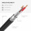 Ugreen Audio Adaptér Jack 3,5 mm (samec) na 2xRCA (samice) kabel, 0,25 m - šedý 5