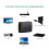 Adaptador de conector de cable HDMI negro 5