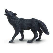 Safari Ltd Howling Black Wolf