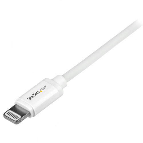 StarTech.com StarTech.com 1m (3ft) White Apple® 8-pin Lightning Connector to USB Cable for iPhone / iPod / iPad - Charge and Sync Cable - 1 meter 2