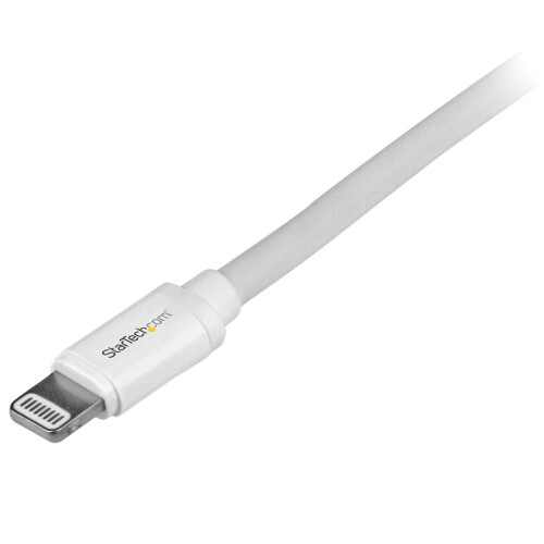 StarTech.com StarTech.com 2m (6ft) Long White Apple® 8-pin Lightning Connector to USB Cable for iPhone / iPod / iPad - Charge and Sync Cable 2