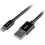 StarTech.com StarTech.com 2m (6ft) Long Black Apple® 8-pin Lightning Connector to USB Cable for iPhone / iPod / iPad - Charge and Sync Cable 2