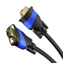 KabelDirekt 5m VGA/SVGA Cable (15 PIN, Full HD 1080p 3D) TOP Series