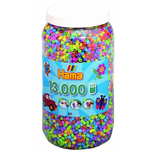 Hama Beads Hama Beads Pastel Mix in Tub