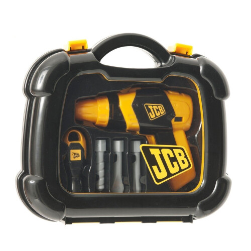HTI HTI 1415693 JCB Tool Case and Battery Operated Drill