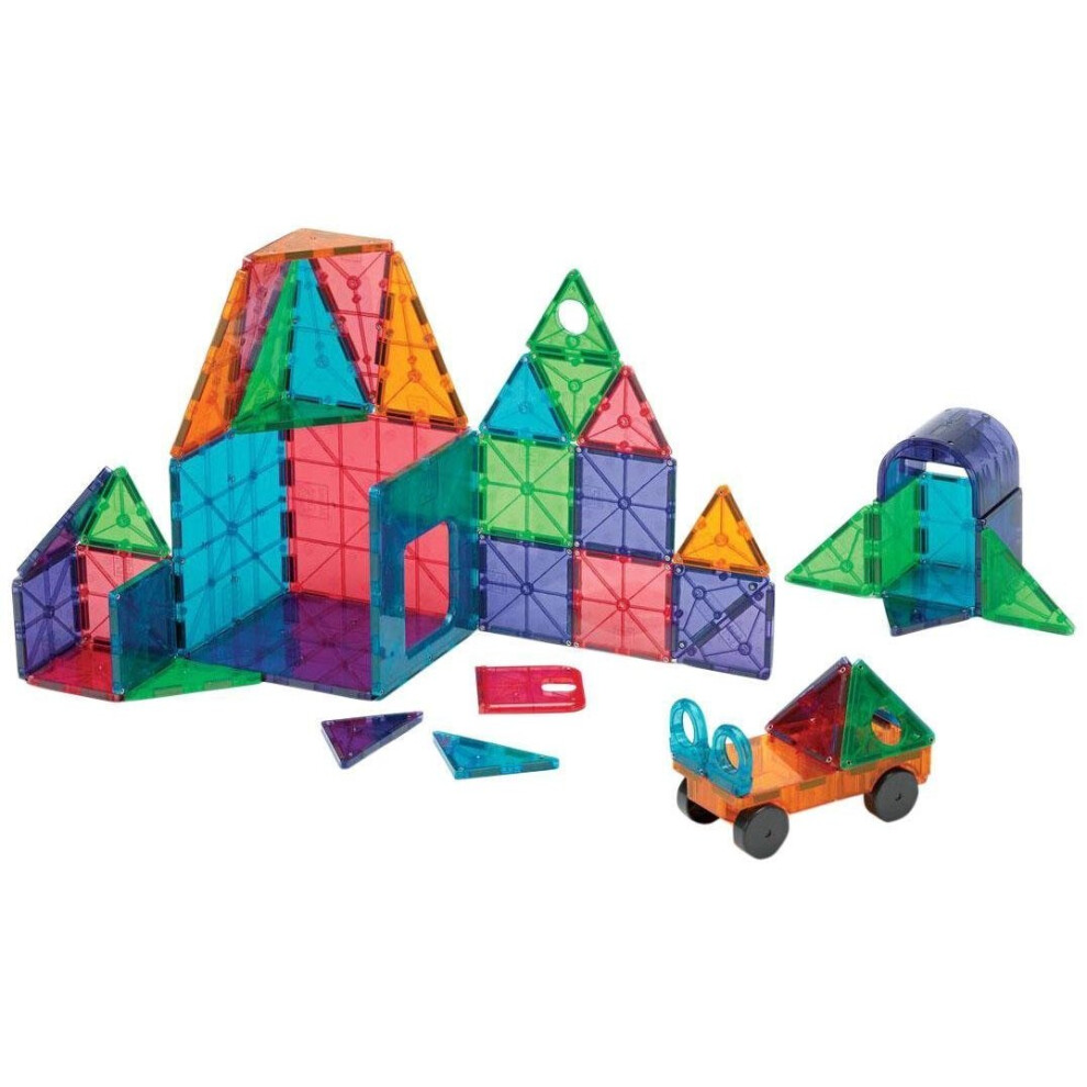 Magna-Tiles Clear Colors 48 Piece DX Set