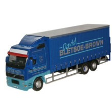Oxford Diecast David Bletsoe Volvo FH Curtainside Lorry (Brown)