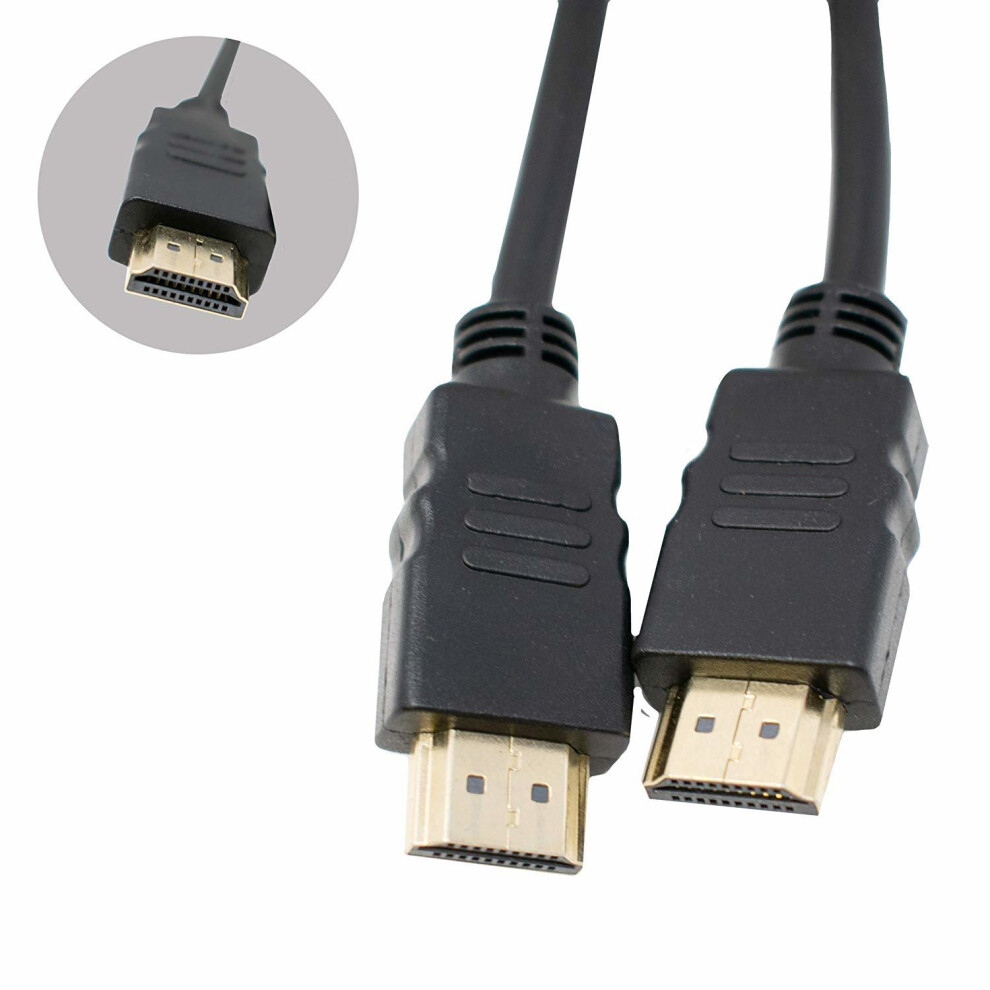 HDMI Cable 5M / Gold Plated for 1080p 3D HD TV, PS4, PS3, Xbox One, 360 LED TV, Lead, Supports Ethernet High Speed 5 Metre/iCHOOSE