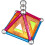 Geomag Geomag 530 Glitter Magnetic Construction Set (22-Piece) 7
