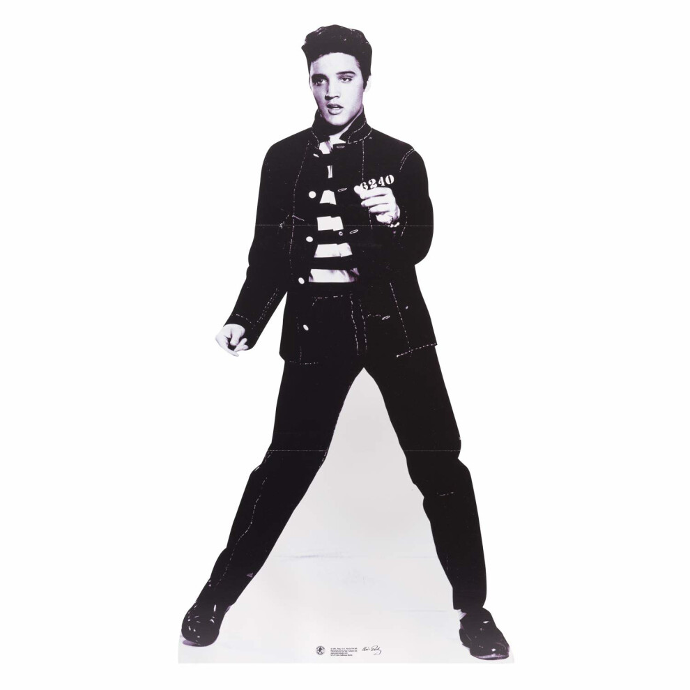 Star Cutouts Official Cardboard Cutout of Elvis Jailhouse Rocks Lifesize