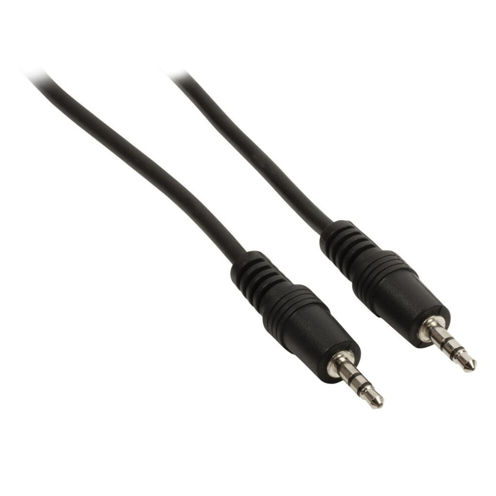 Valueline 3m 3.5mm Male to 3.5mm Male Jack Stereo Audio Cable - Black