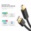 Ugreen USB-A-auf-USB-B-Druckerkabel 3 m - Schwarz 7