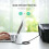 Ugreen USB-A-auf-USB-B-Druckerkabel 3 m - Schwarz 3