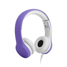 LilGadgets Connect+ Kids Headphones with SharePort - Volume-Limited 93dB, 40mm Drivers, Purple (LGCP-05)