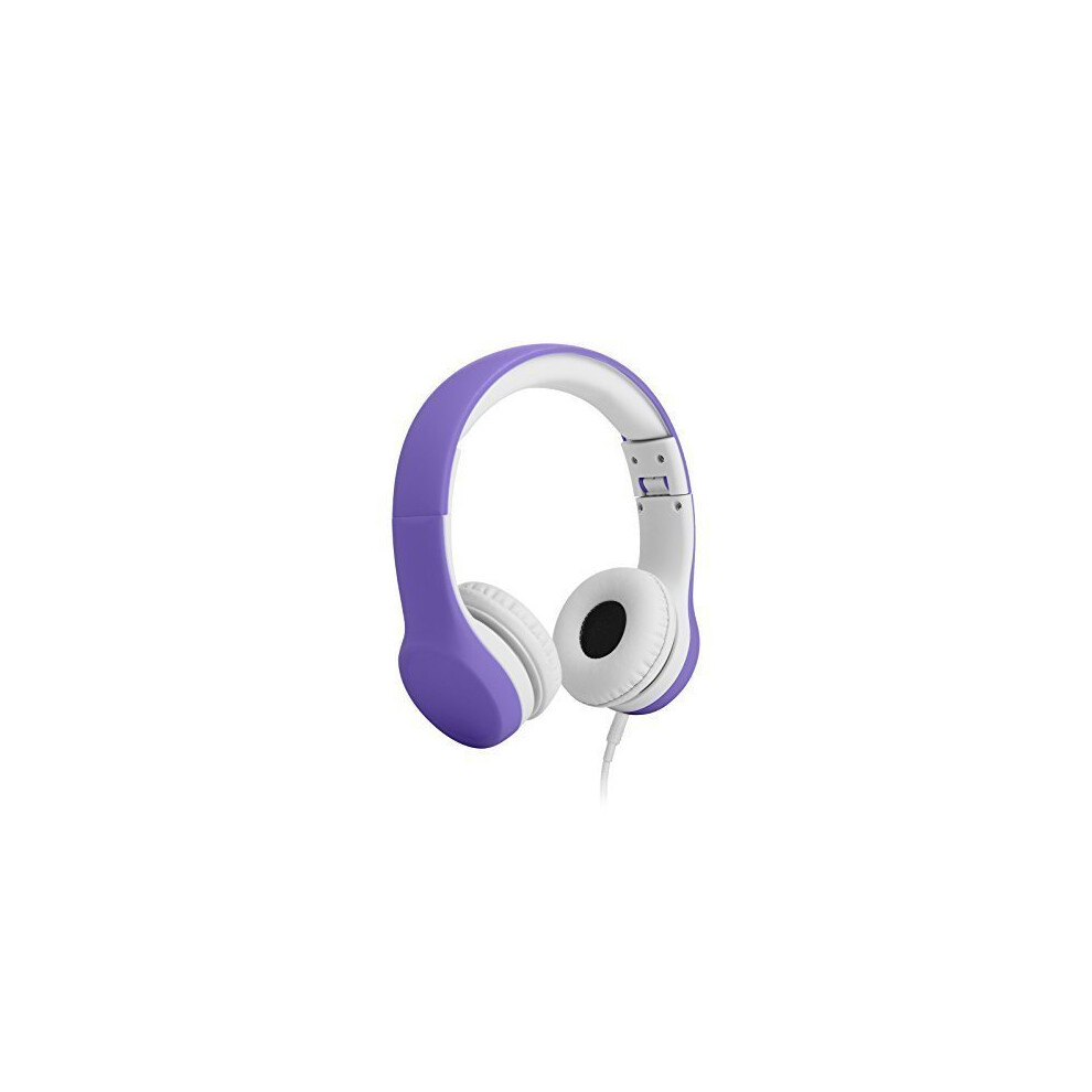 LilGadgets Connect+ Kids Headphones with SharePort - Volume-Limited 93dB, 40mm Drivers, Purple (LGCP-05)-image-OPC-PMK8HJ-NEW