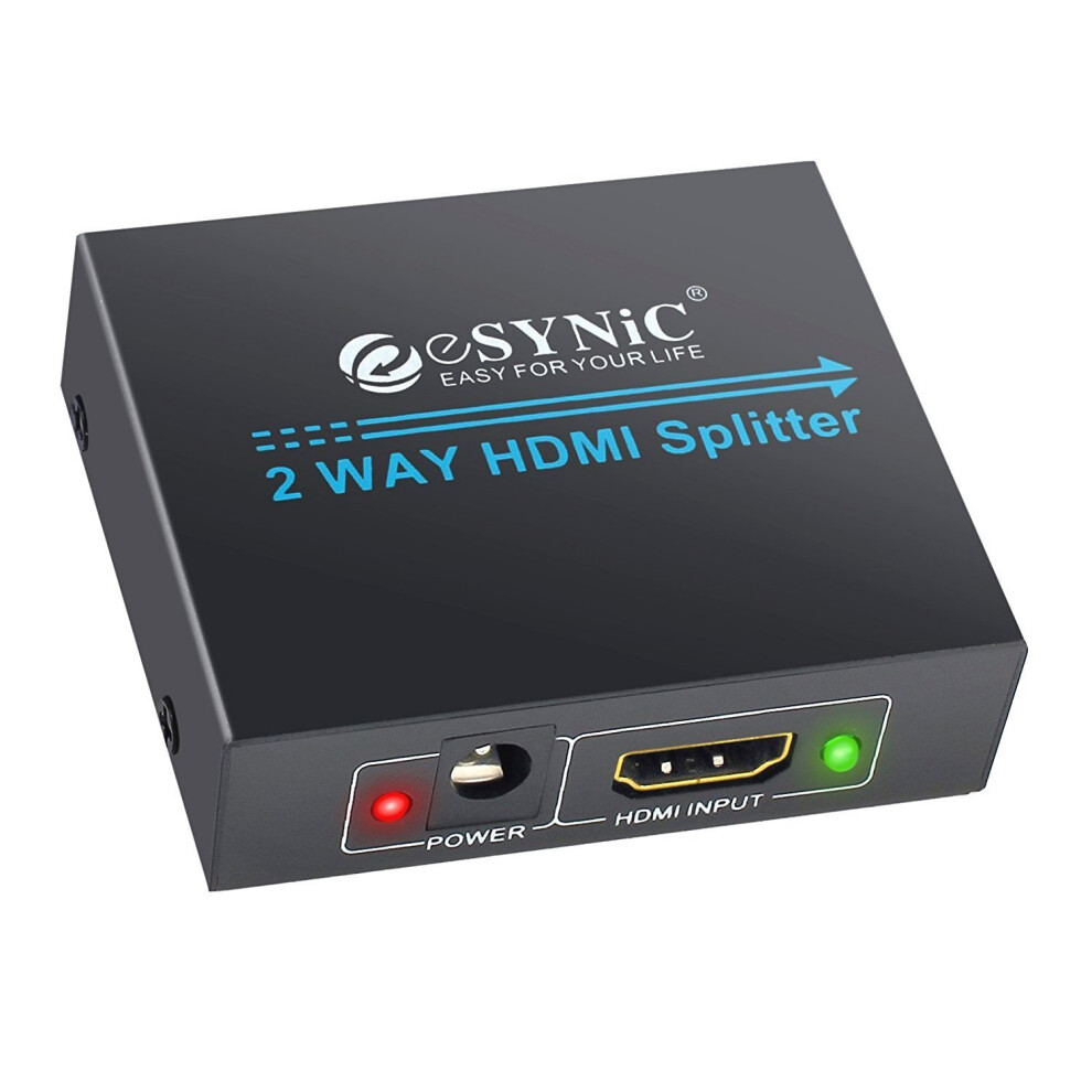 HDMI Splitter 2 Way Hdmi Splitter 1 in 2 out 1080P Full HD for 3D HDTV SKY HD PS4 Xbox360 Elite Virgin + Blu-ray Player DVD HD Camcorder HTPC...