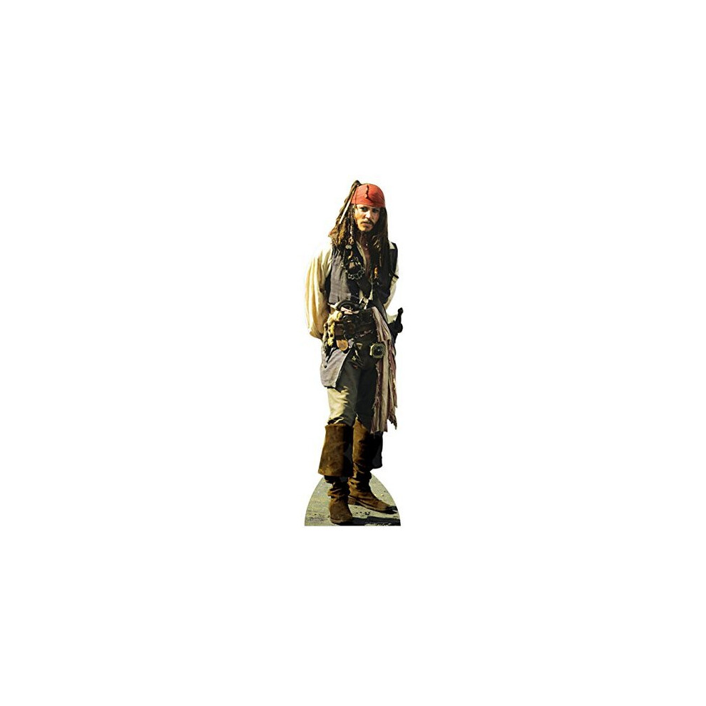 JACK SPARROW LIFESIZE CARDBOARD CUTOUT STANDEE STANDUP Johnny Depp Pirates of the Caribean