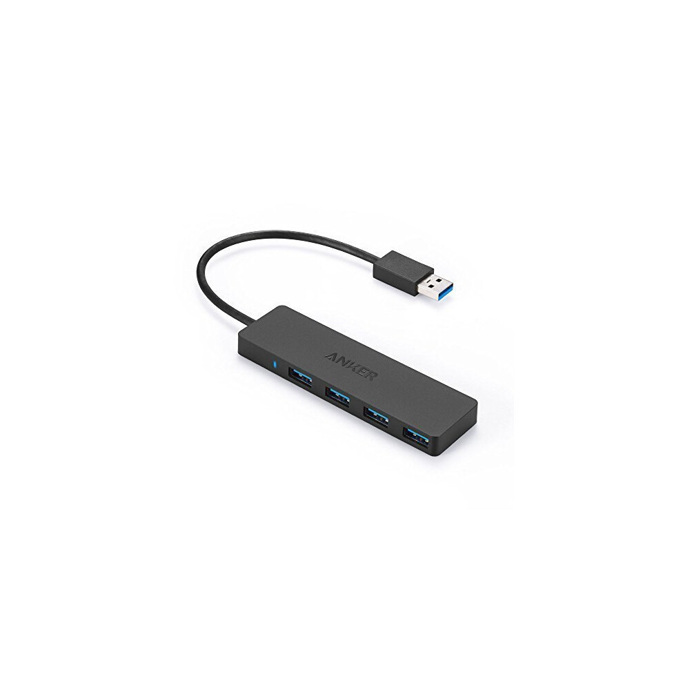 Anker 4-Port USB 3.0 Ultra Slim Data Hub for Mac, PC, USB Flash Drives and Other Devices