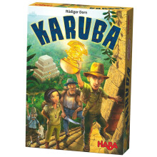 HABA Karuba - Jungle Adventure Fliseplacering Familiepuslespil - Sp?ndende familiespil og br?tspil til b?rn i alderen 8-12 (lavet i Tyskland)