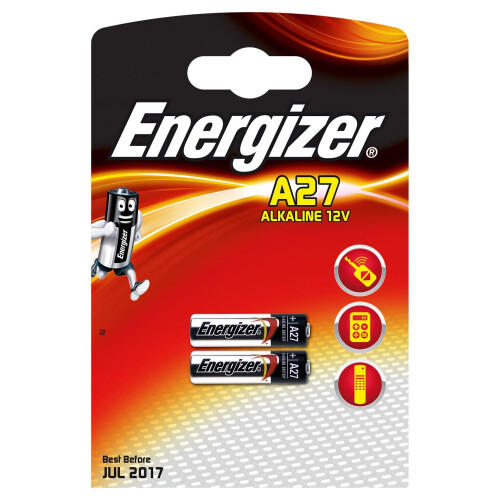 Energizer Energizer A27/E27A Battery - 2-Pack