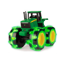John Deere Monster Treads Lightning Wheels - Light-Up Preschool Toy Vehicle - Suitable from 3 years+