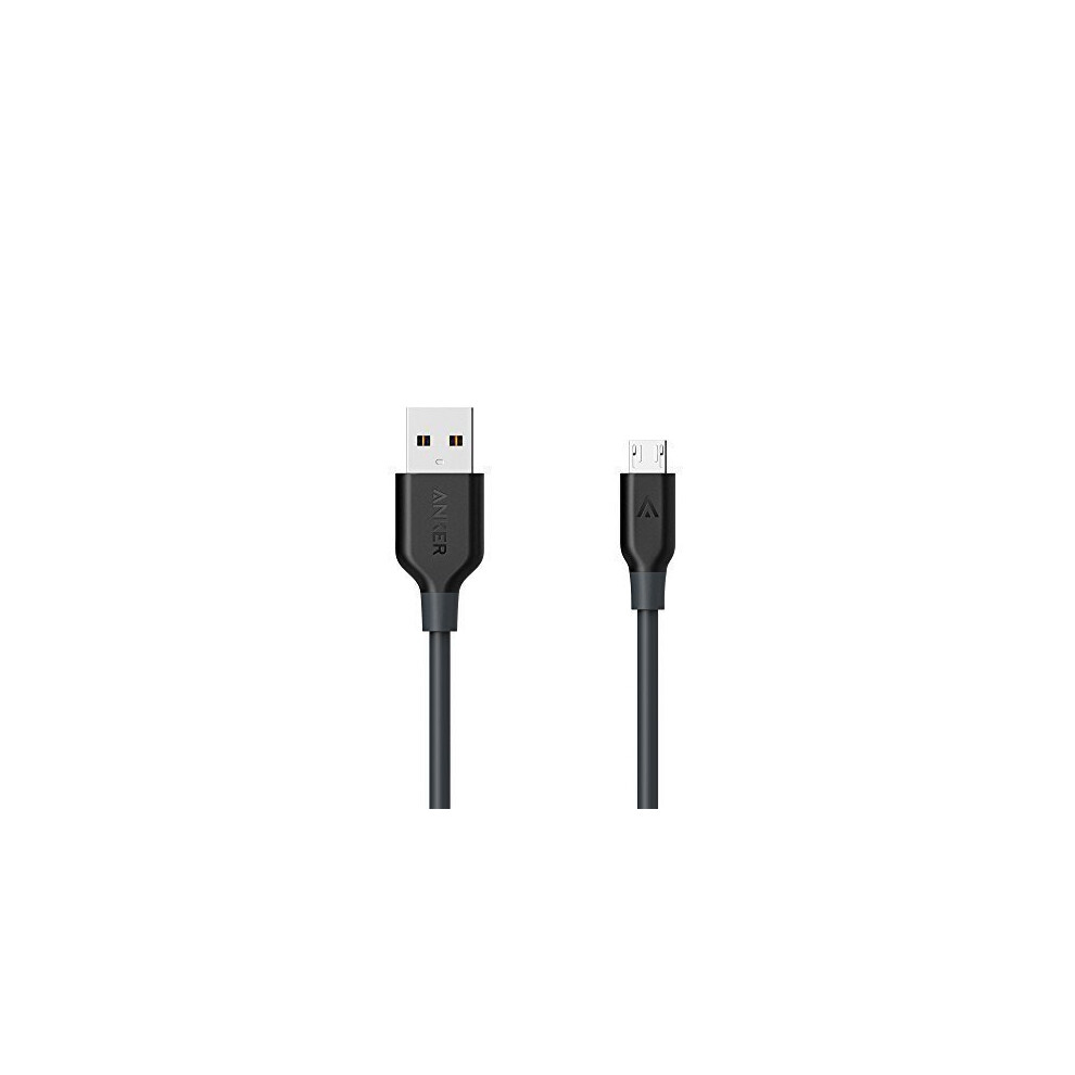 Anker PowerLine Micro USB Premium Cable (6ft) - One of The World's Fastest, Most Durable Charging Cable, 10000+ Bend Lifespan for Samsung, Nexus,...