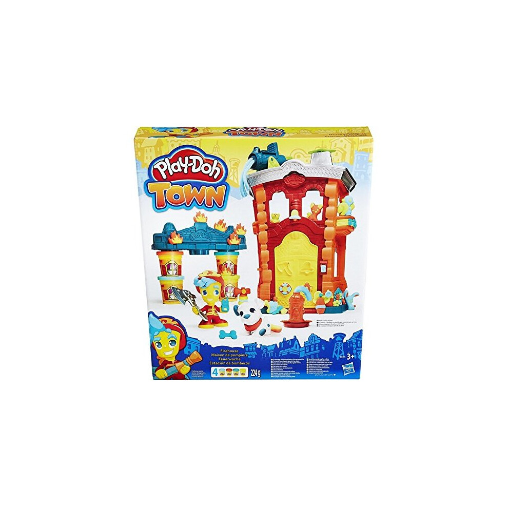 Hasbro Play-Doh Town Firehouse Playset