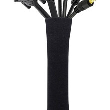 Cable Management Sleeve, JOTO Cord Management System for TV/Computer/Home Entertainment, 19-20 inch Flexible Cable Sleeve Wrap Cover Organizer, 4...