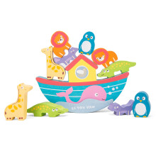 Le Toy Van Wooden Noah's Balancing Ark Game