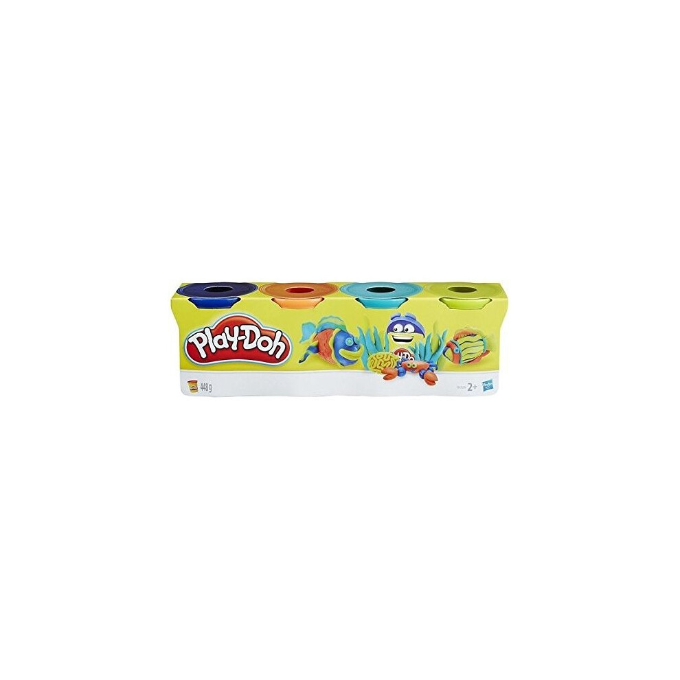 Play Doh Classic Tubs, Assorted Colour, Pack of 4