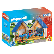 Playmobil Transportables Schulhaus Spielset