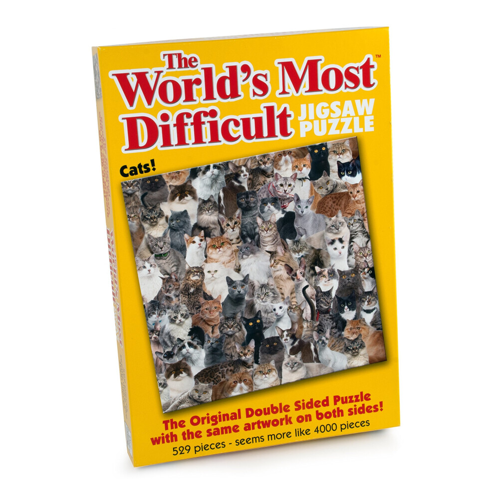 Paul Lamond 5995 "The World's Most Difficult Jigsaws/Cats Puzzle (529-Piece)