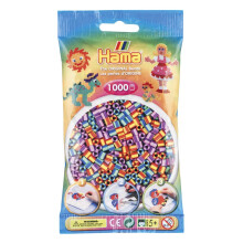 Hama - 1 000 Standard-MIDI-Perlen (Ø5 mm) Bicolor-Mix 3