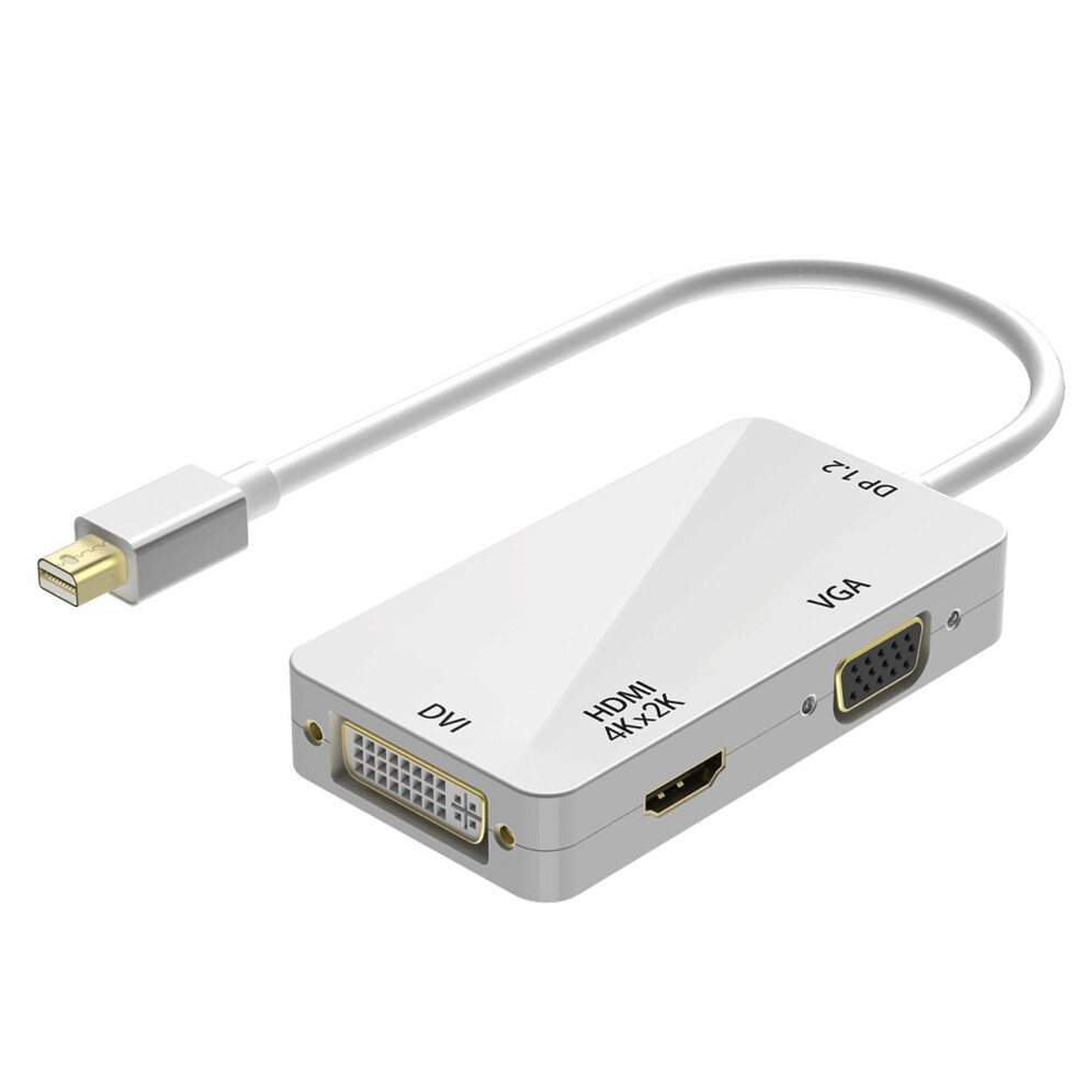 Thunderbolt Adapter, [Mini Dp V1.2 Version] Mini Displayport To Hdmi / Vga / Dvi Video Converter For Apple Macbook, Macbook Pro, Imac, Macbook Air,... 632423383448