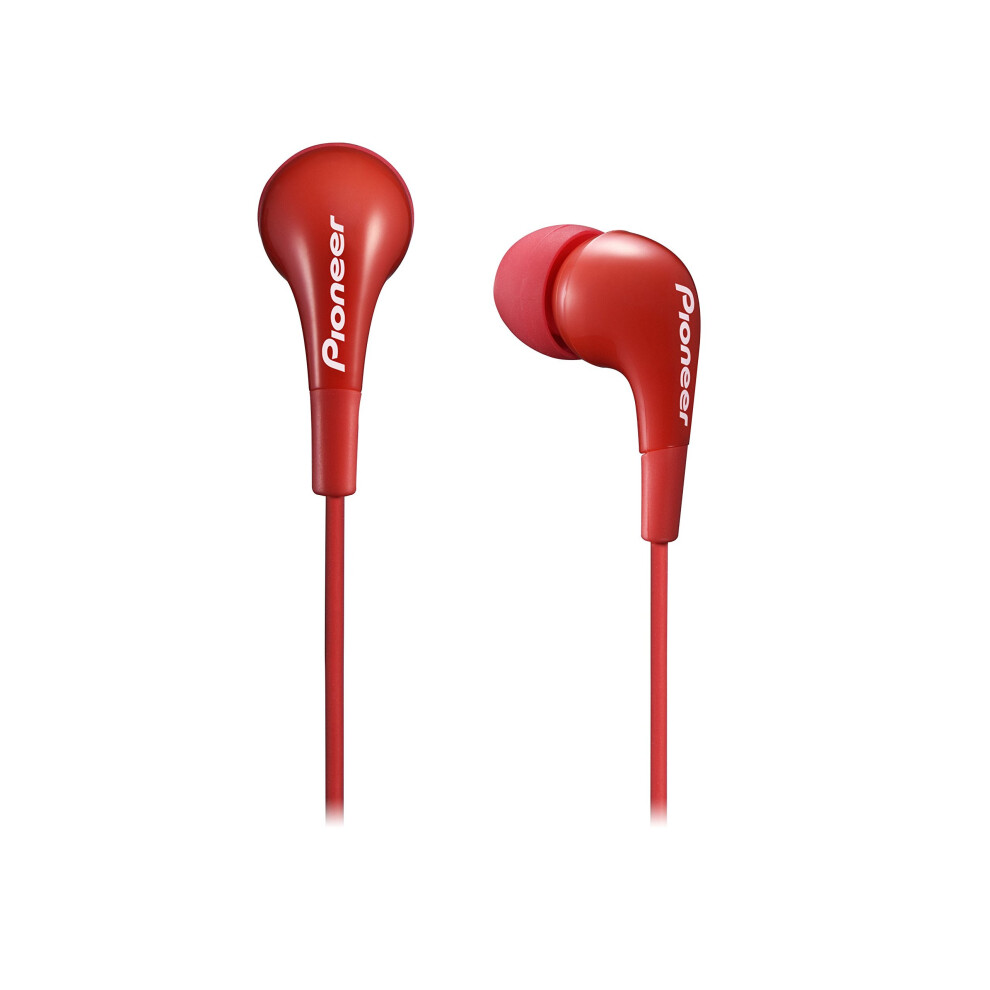 Pioneer Se-Cl502-R Lightweight In-Ear Headphone - Red 4573243090405