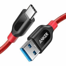 USB Type C Cable, Anker PowerLine+ USB-C to USB 3.0 cable (3ft), High Durability, for USB Type-C Devices Including Galaxy S8, S8+, S9, MacBook,...