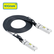 10Gtek 10Gb/s SFP+ DAC Cable 2m - 10GBASE-CU Passive Direct Attach Copper Twinax SFP Cable Compatible for Cisco SFP-H10GB-CU2M