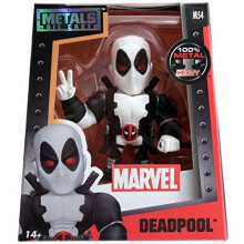 JADA Metals 4 inch Marvel Black/White Deadpool Figure