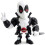 Jada JADA Metals 4 inch Marvel Black/White Deadpool Figure 2