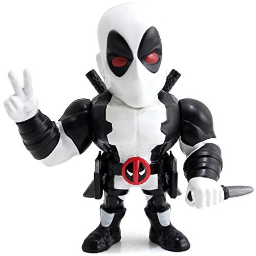 Jada JADA Metals 4 inch Marvel Black/White Deadpool Figure 1