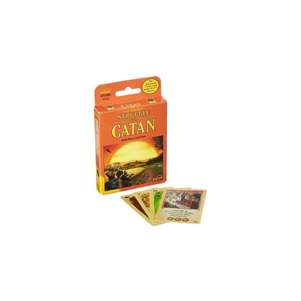 CATAN The Struggle Card Game | Card Game for Adults and Family | Strategy Card Game | Adventure Card Game | Ages 10+ | for 2 to 4 Players | Average Pl