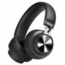 TeckNet Bluetooth Headphones, Wireless Over Ear Hi-Fi Stereo Headset Earphones With Noise Cancelling Microphone For Hands-Free Calling and Wired...