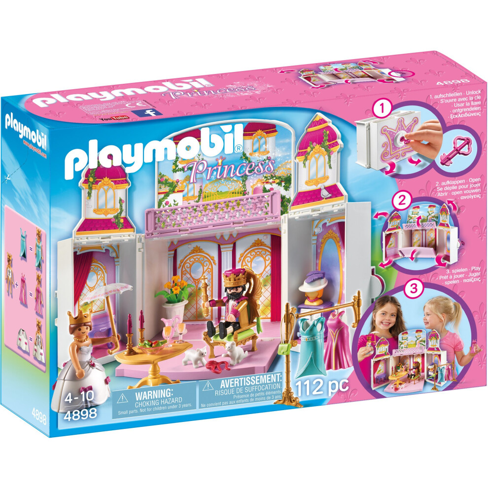 Playmobil 4898 Princess My Secret Royal Palace Play Box with Key and Lock - Multi-colour